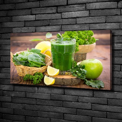 Tableau toile imprimée Cocktail vert