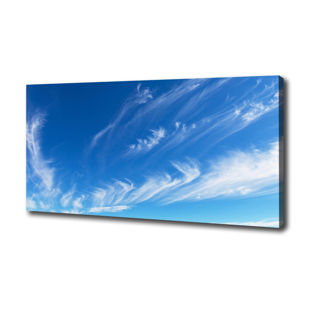 Tableau photo sur toile Ciel bleu