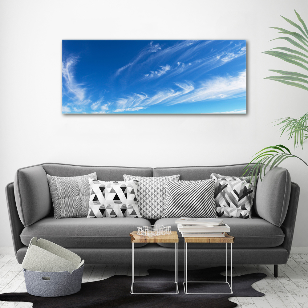 Tableau photo sur toile Ciel bleu