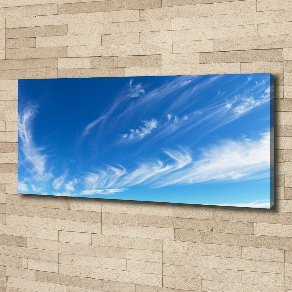 Tableau photo sur toile Ciel bleu