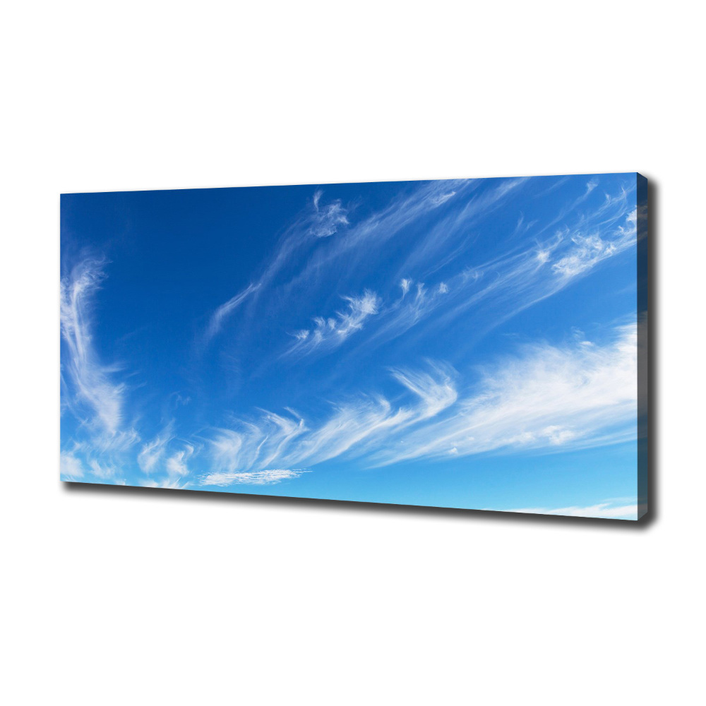 Tableau photo sur toile Ciel bleu