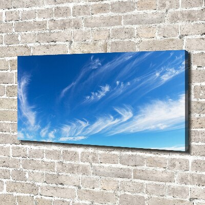 Tableau photo sur toile Ciel bleu