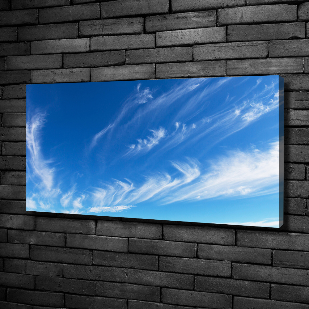 Tableau photo sur toile Ciel bleu