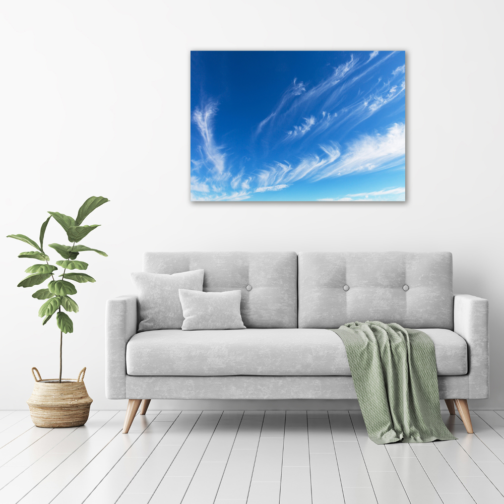 Tableau photo sur toile Ciel bleu