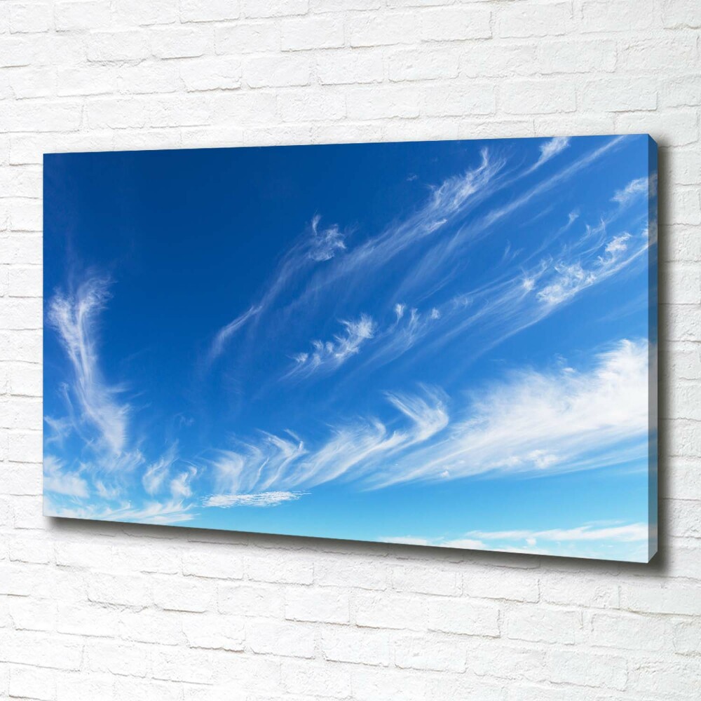 Tableau photo sur toile Ciel bleu