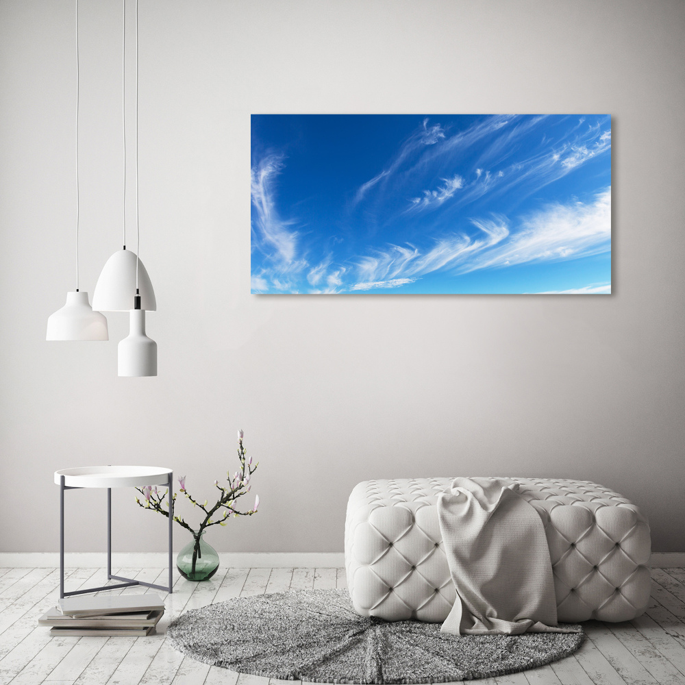 Tableau photo sur toile Ciel bleu