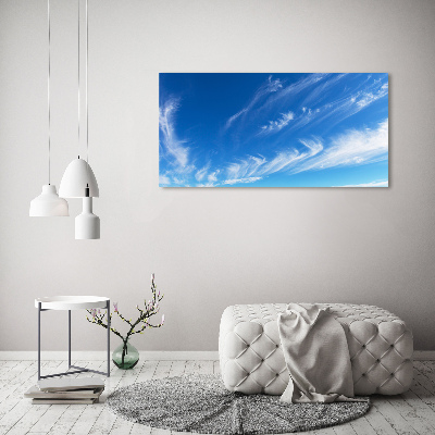 Tableau photo sur toile Ciel bleu