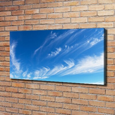 Tableau photo sur toile Ciel bleu