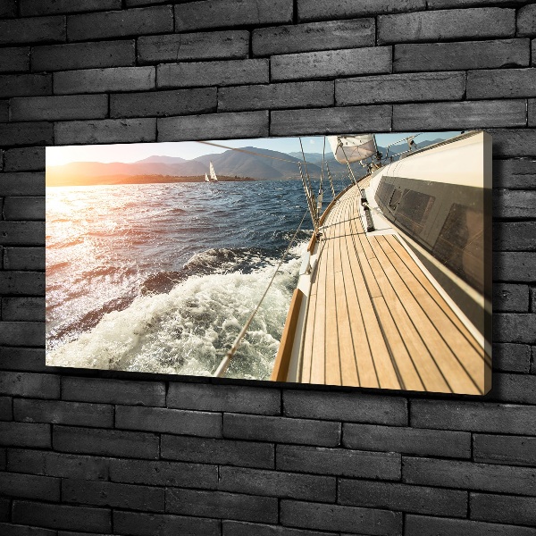 Tableau sur toile Voilier en mer