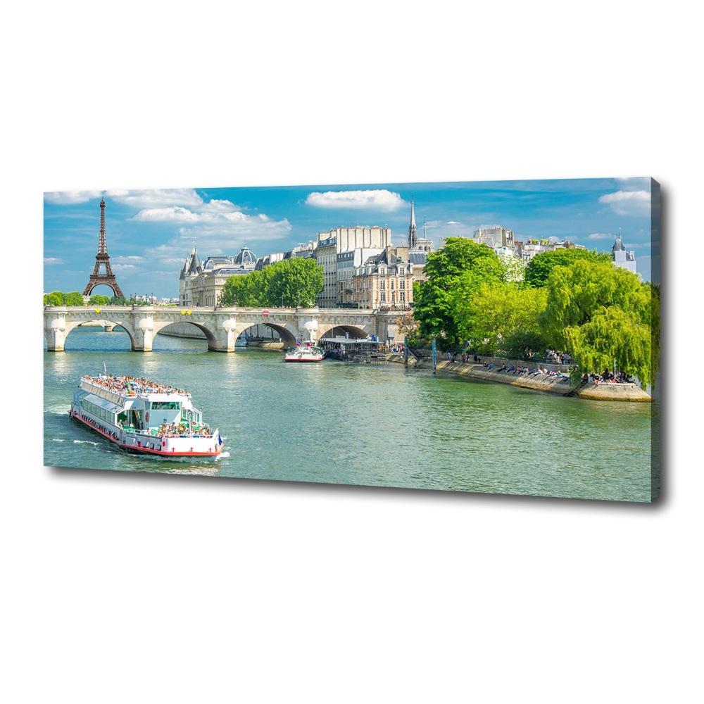 Tableau imprimé sur toile Seine Paris