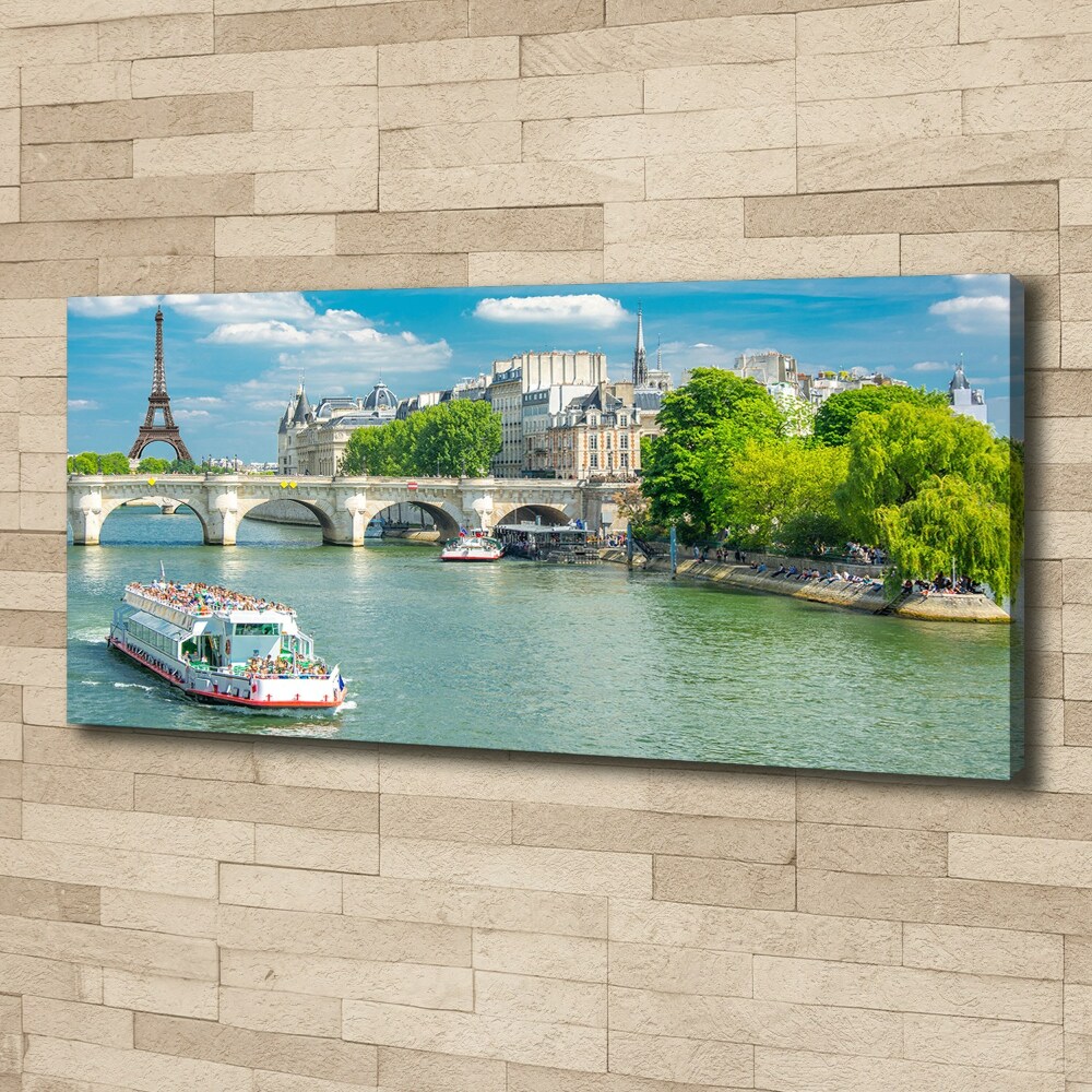 Tableau imprimé sur toile Seine Paris