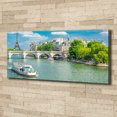 Tableau imprimé sur toile Seine Paris