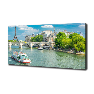 Tableau imprimé sur toile Seine Paris