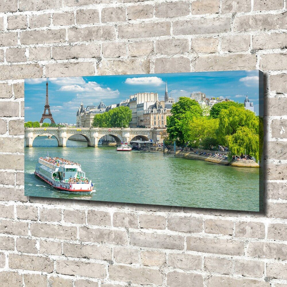 Tableau imprimé sur toile Seine Paris