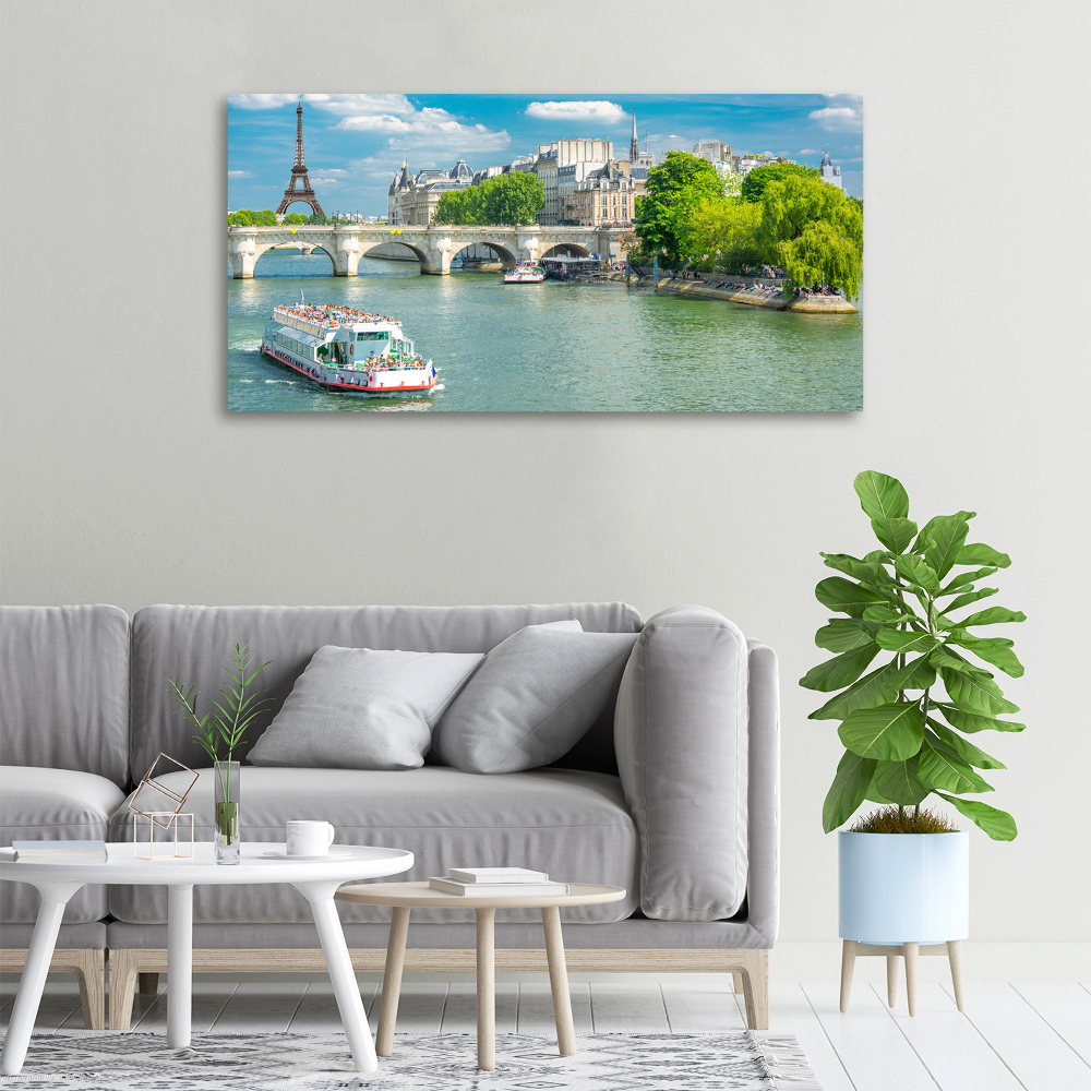 Tableau imprimé sur toile Seine Paris