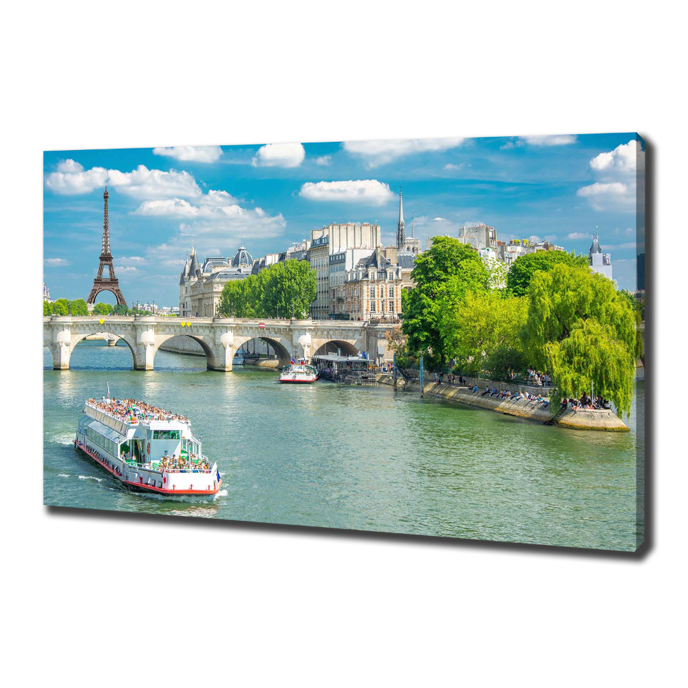 Tableau imprimé sur toile Seine Paris