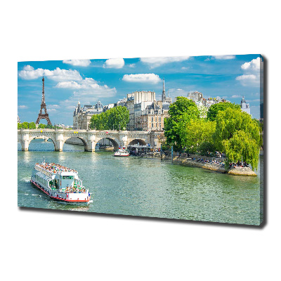 Tableau imprimé sur toile Seine Paris