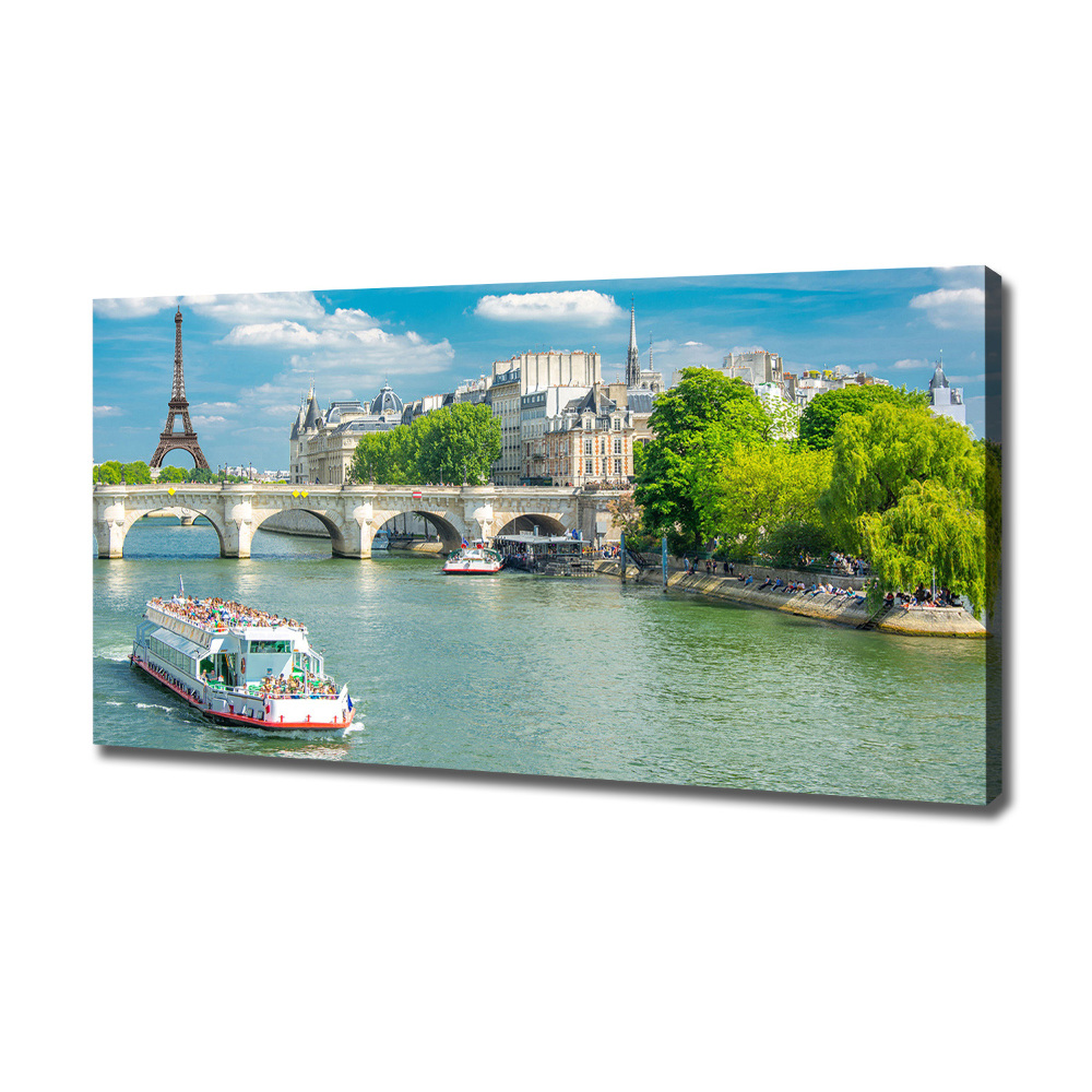 Tableau imprimé sur toile Seine Paris