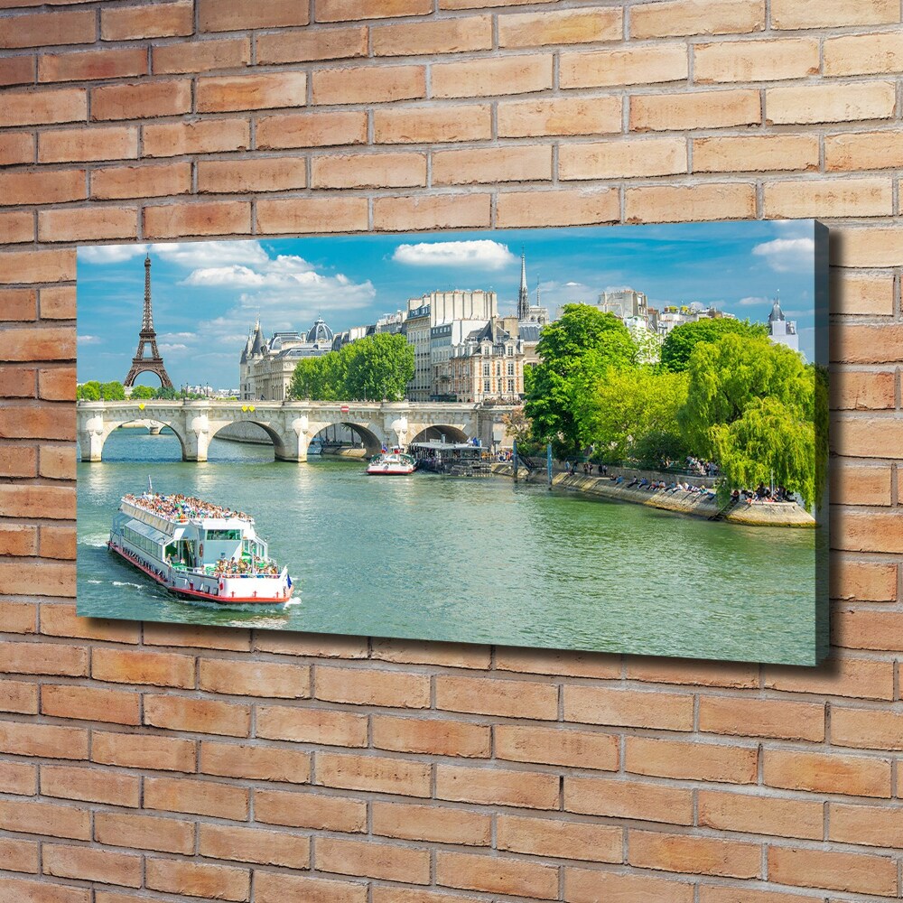 Tableau imprimé sur toile Seine Paris