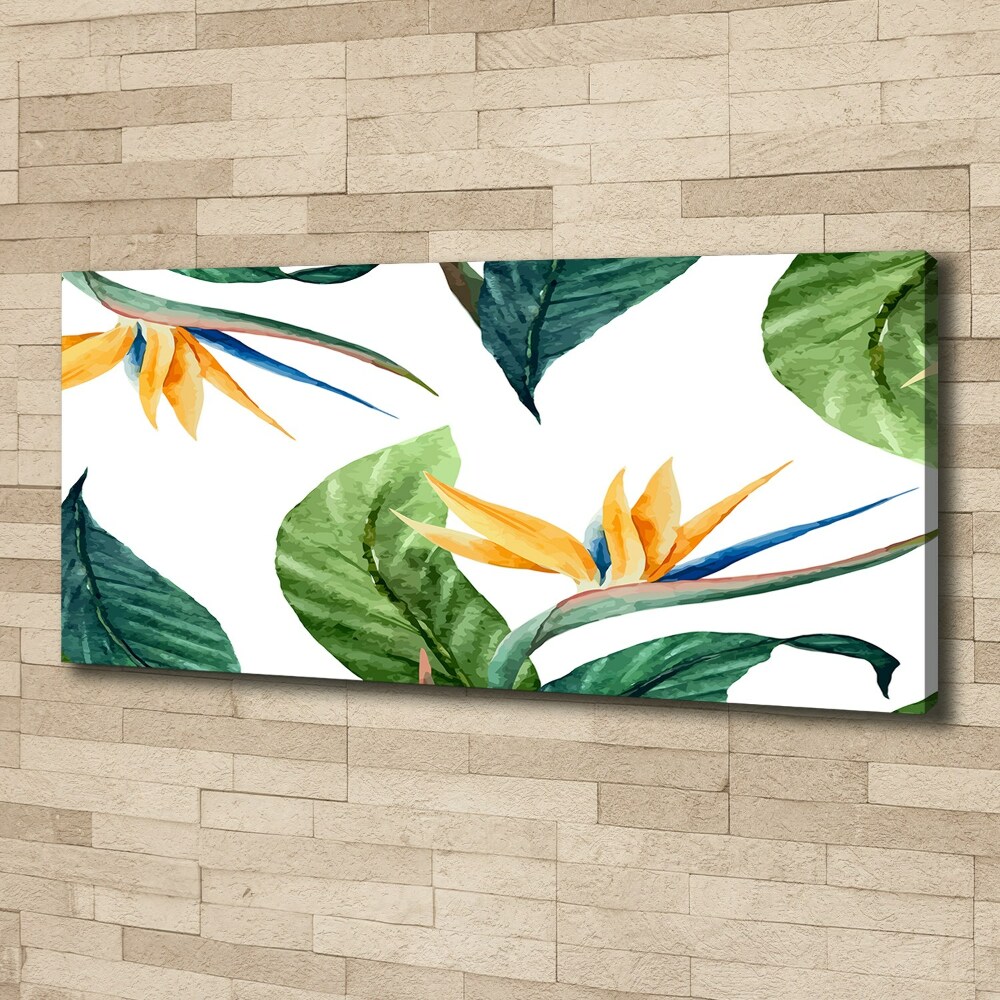 Tableau mural sur toile Les fleurs exotiques