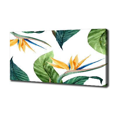 Tableau mural sur toile Les fleurs exotiques