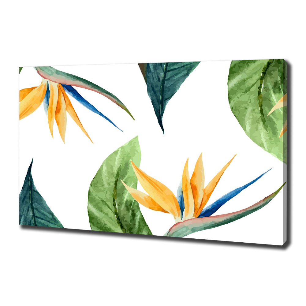 Tableau mural sur toile Les fleurs exotiques