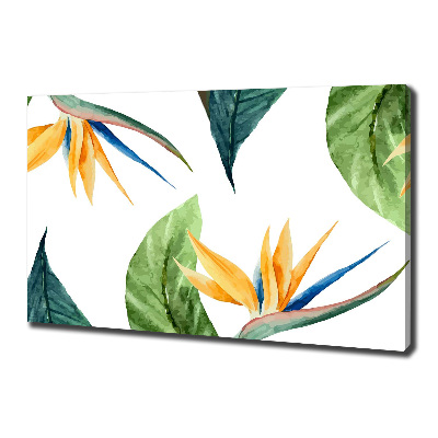 Tableau mural sur toile Les fleurs exotiques