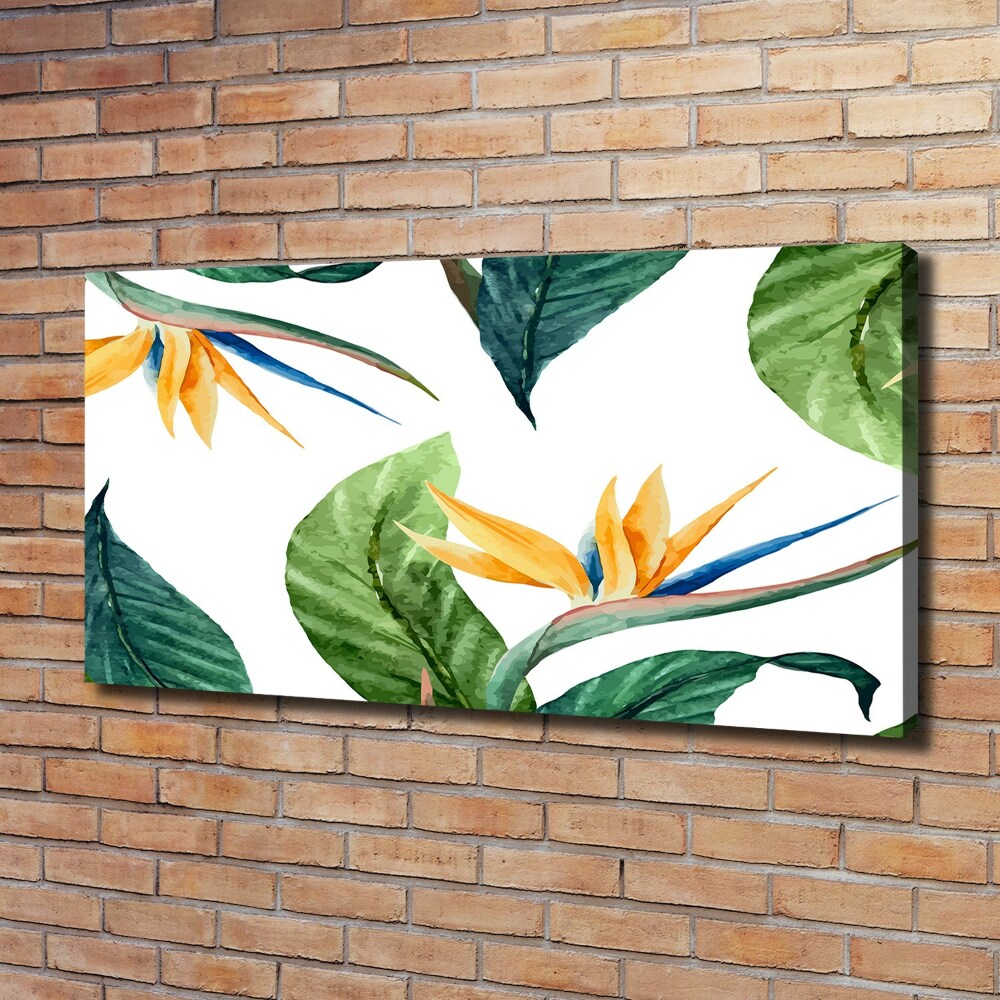 Tableau mural sur toile Les fleurs exotiques