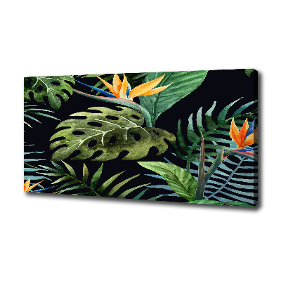 Tableau sur toile Fleurs tropicales