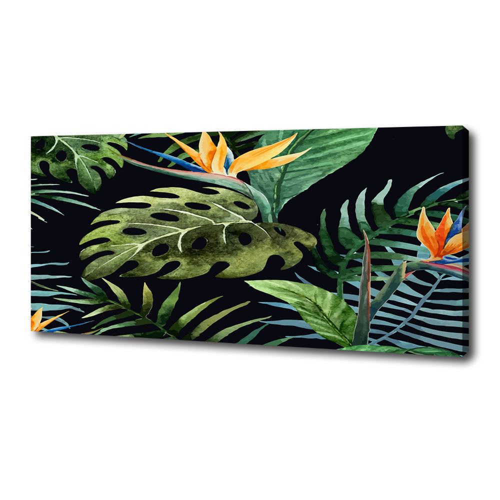 Tableau sur toile Fleurs tropicales