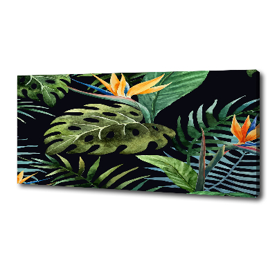 Tableau sur toile Fleurs tropicales