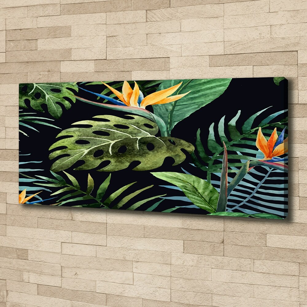 Tableau sur toile Fleurs tropicales