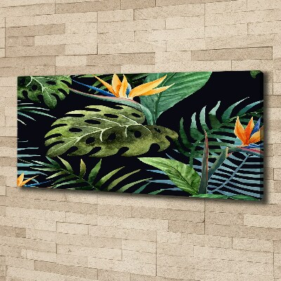 Tableau sur toile Fleurs tropicales