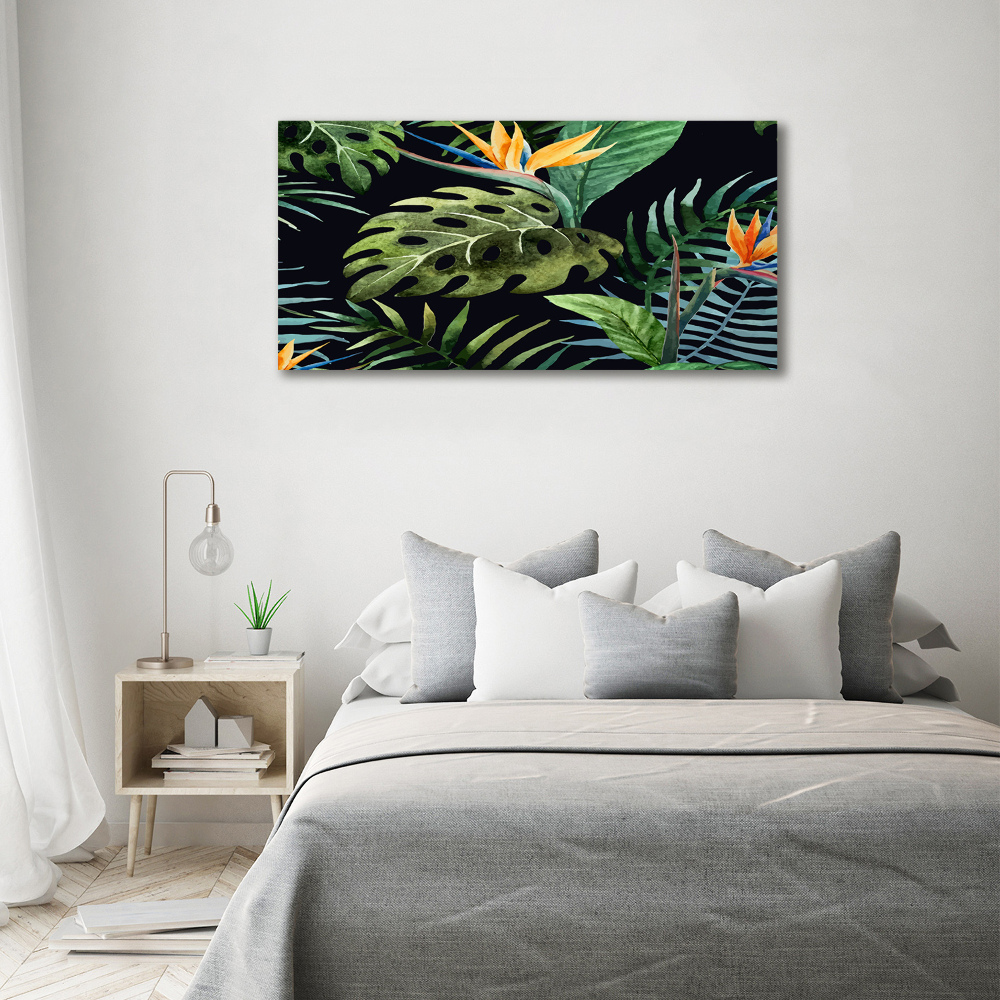 Tableau sur toile Fleurs tropicales