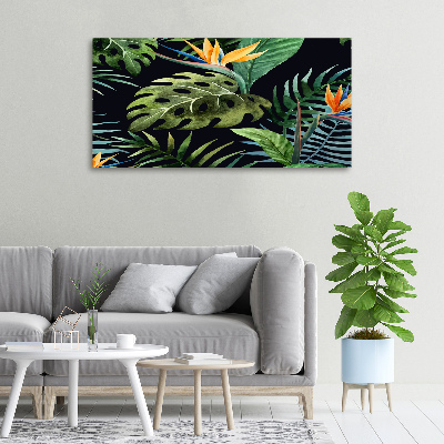 Tableau sur toile Fleurs tropicales