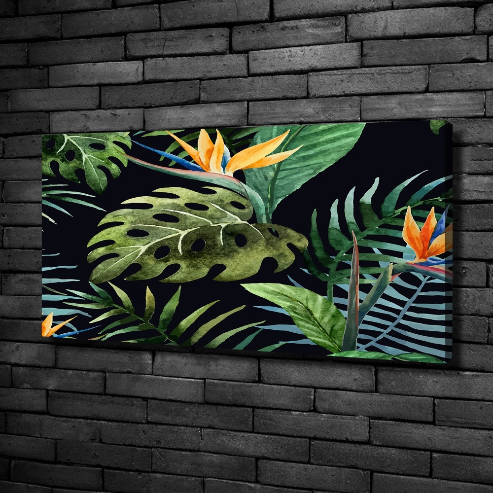 Tableau sur toile Fleurs tropicales