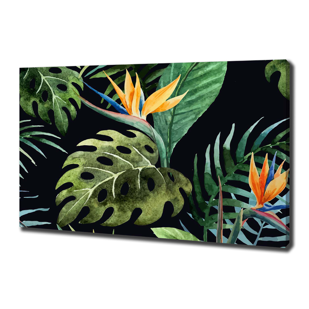 Tableau sur toile Fleurs tropicales