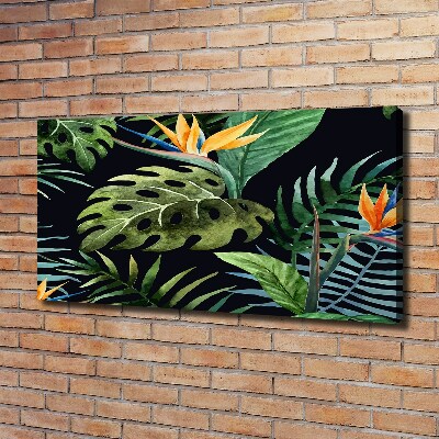 Tableau sur toile Fleurs tropicales