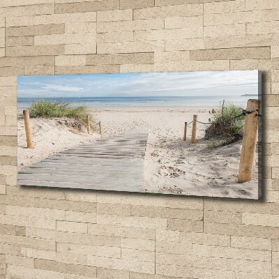 Tableau sur toile Plage