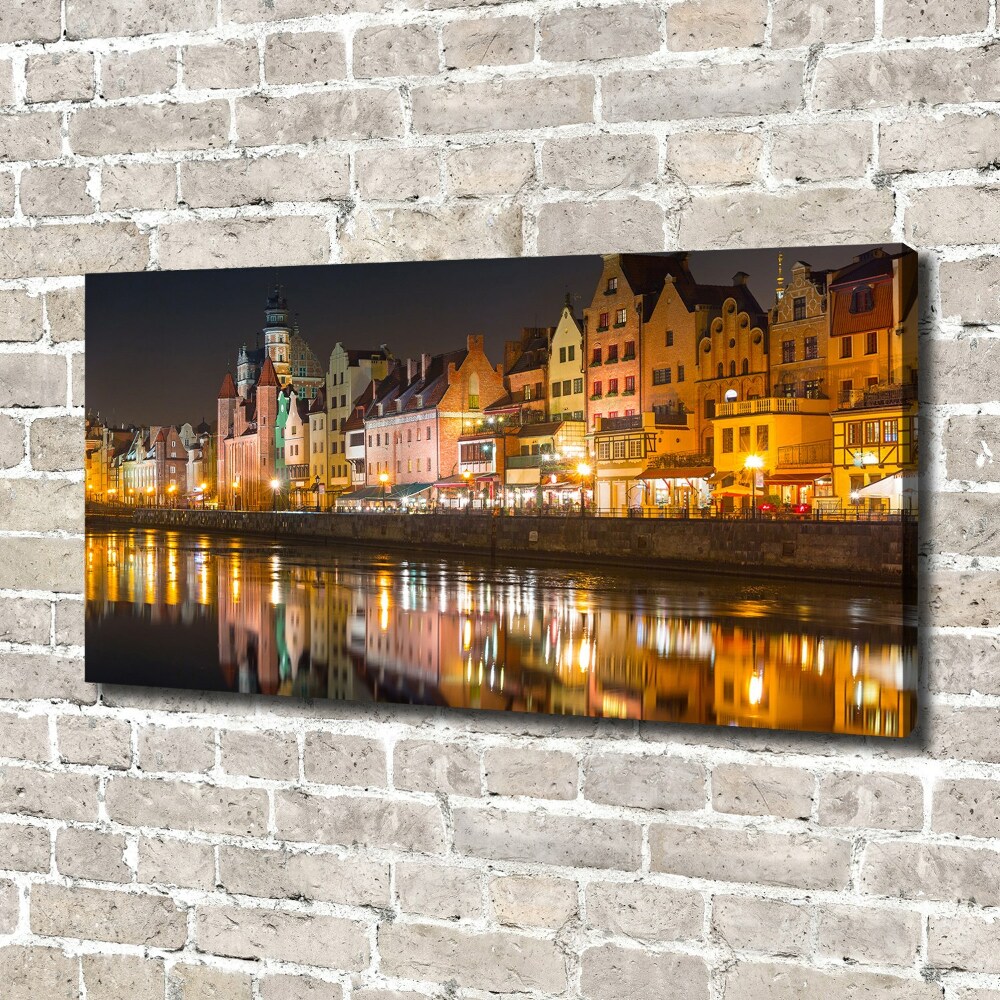 Tableau toile imprimée Gdansk Pologne