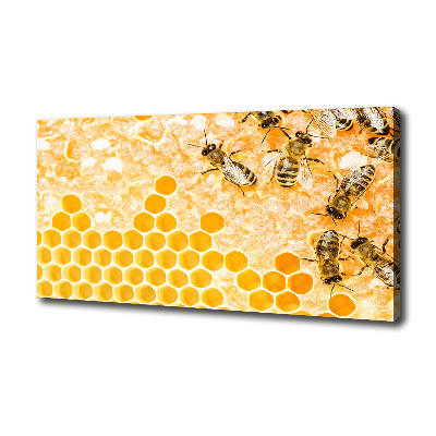 Tableau sur toile Abeilles travailleuses