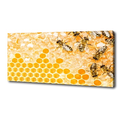 Tableau sur toile Abeilles travailleuses