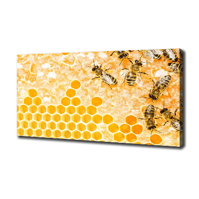 Tableau sur toile Abeilles travailleuses