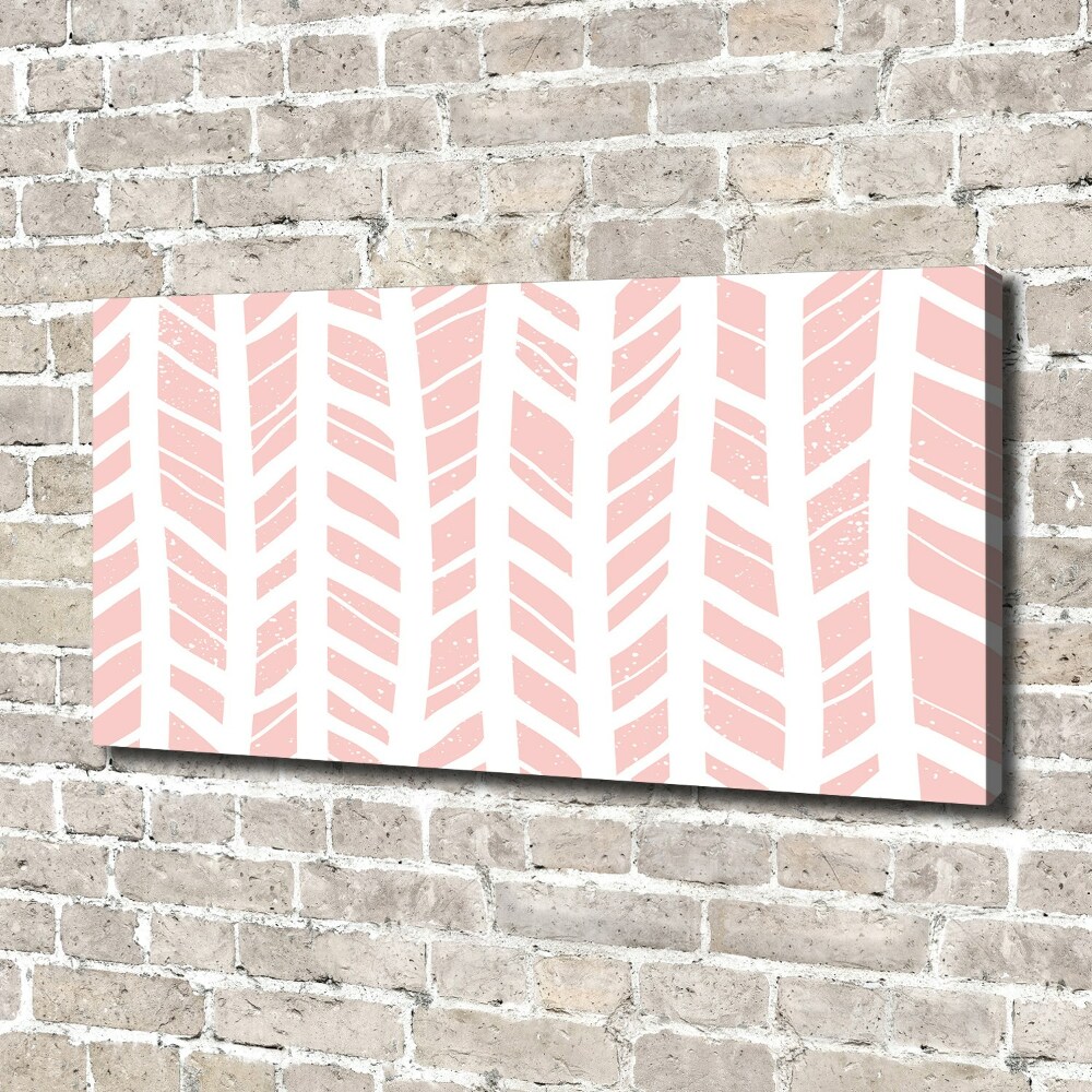 Tableau toile imprimée Motif à chevrons