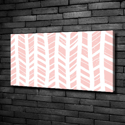 Tableau toile imprimée Motif à chevrons