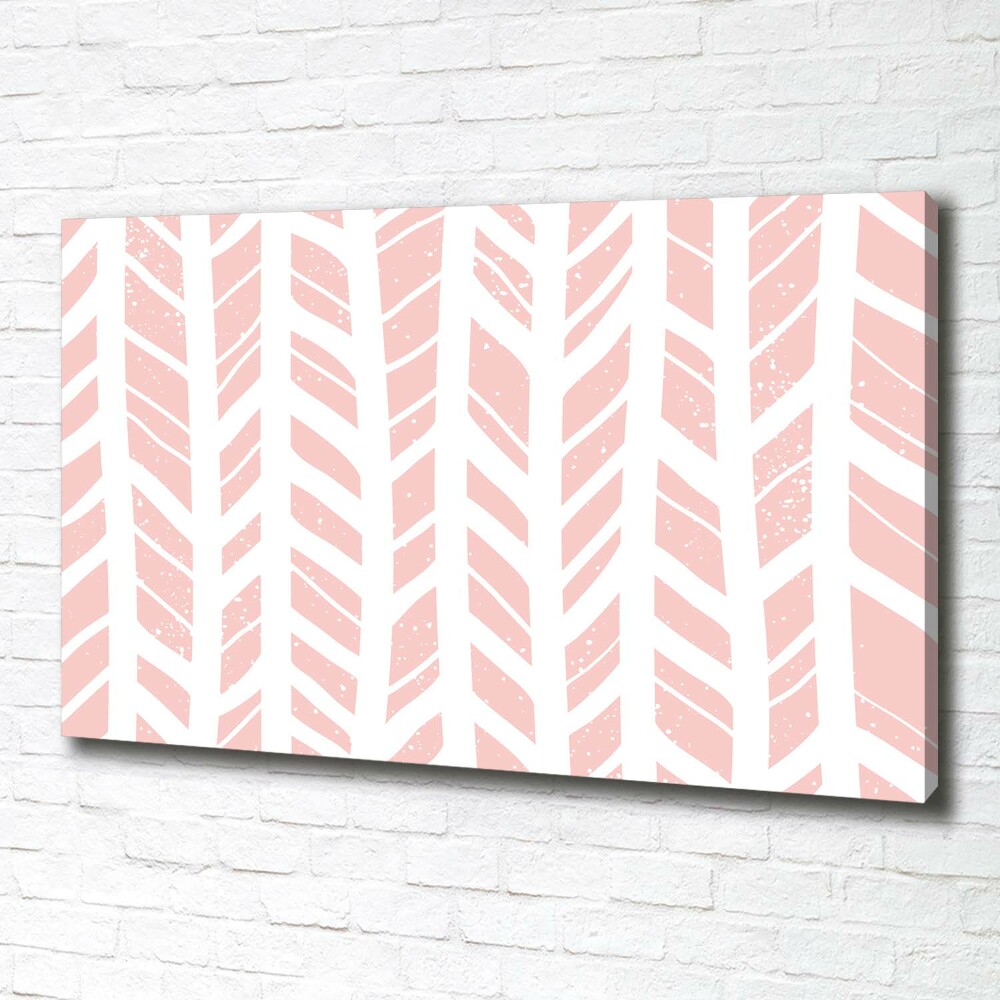 Tableau toile imprimée Motif à chevrons