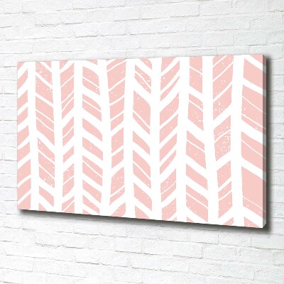 Tableau toile imprimée Motif à chevrons