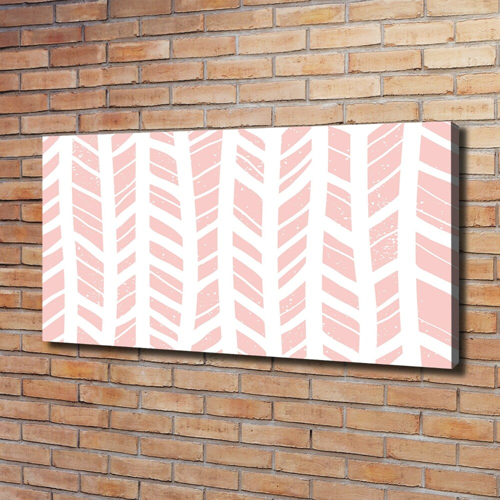 Tableau toile imprimée Motif à chevrons