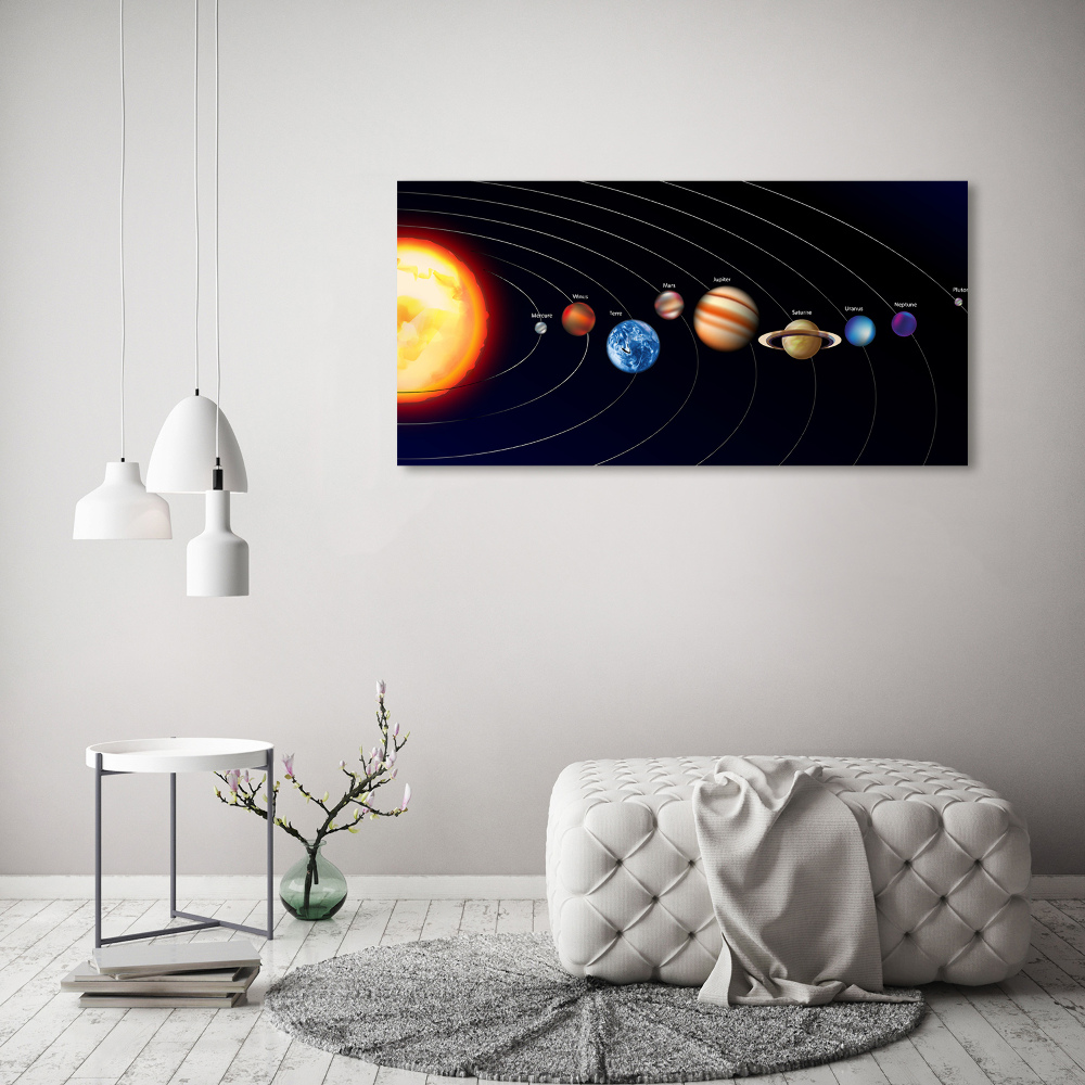 Tableau imprimé sur toile Système solaire