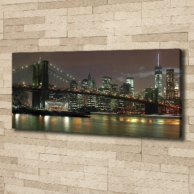 Tableau photo sur toile New York la nuit